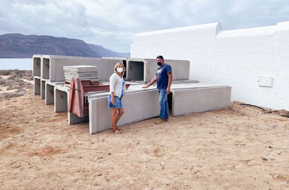 Esquelas.es | El cementerio San Simen de La Graciosa ya cuenta con 15 nuevos nichos