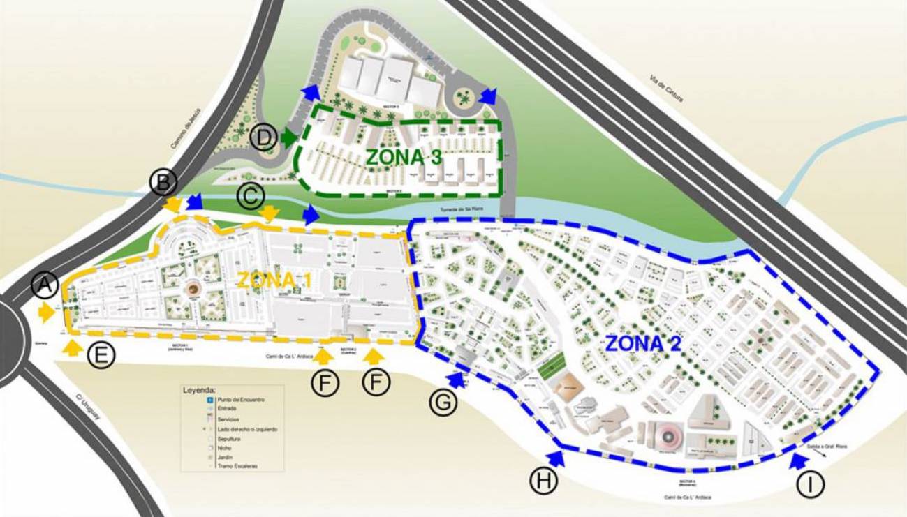 Esquelas.es | Aprueban la conexin de las dos zonas del cementerio de Palma construyendo una pasarela