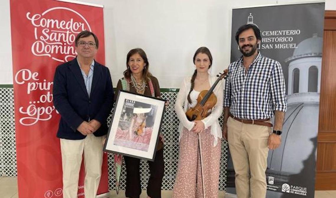 Esquelas.es | Concierto de la violinista Klara Gomboc en el Cementerio de San Miguel de Mlaga