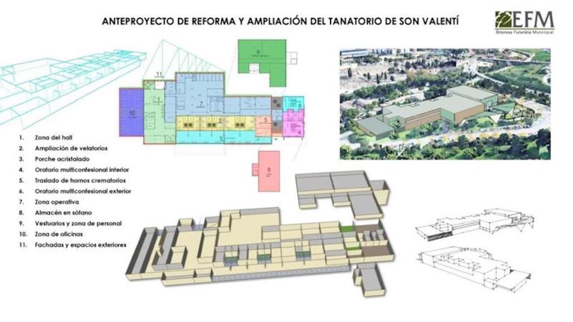 Esquelas.es | EFM ha dado luz verde y destinar 2,7 millones a la ampliacin y reforma del tanatorio de Son Valent