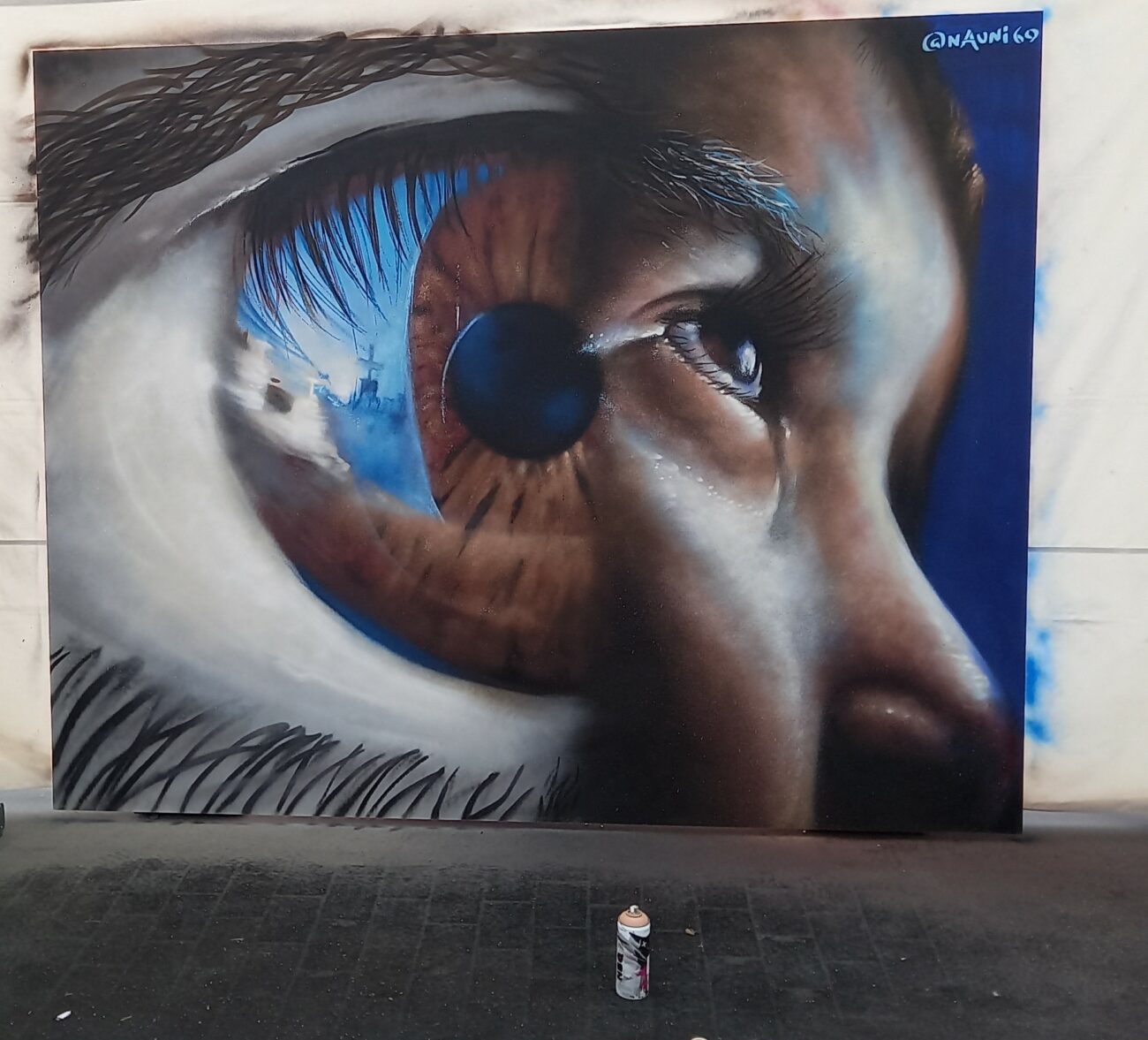 Esquelas.es | El artista grafitero Nauni69 gana la IV edicin del Concurso de Arte Urbano ?Adis??