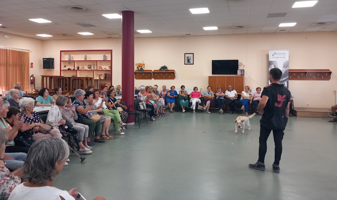 Esquelas.es | Vecinos de Cariena participaron en el taller de fundacin Mmora sobre intervencin asistida con animales